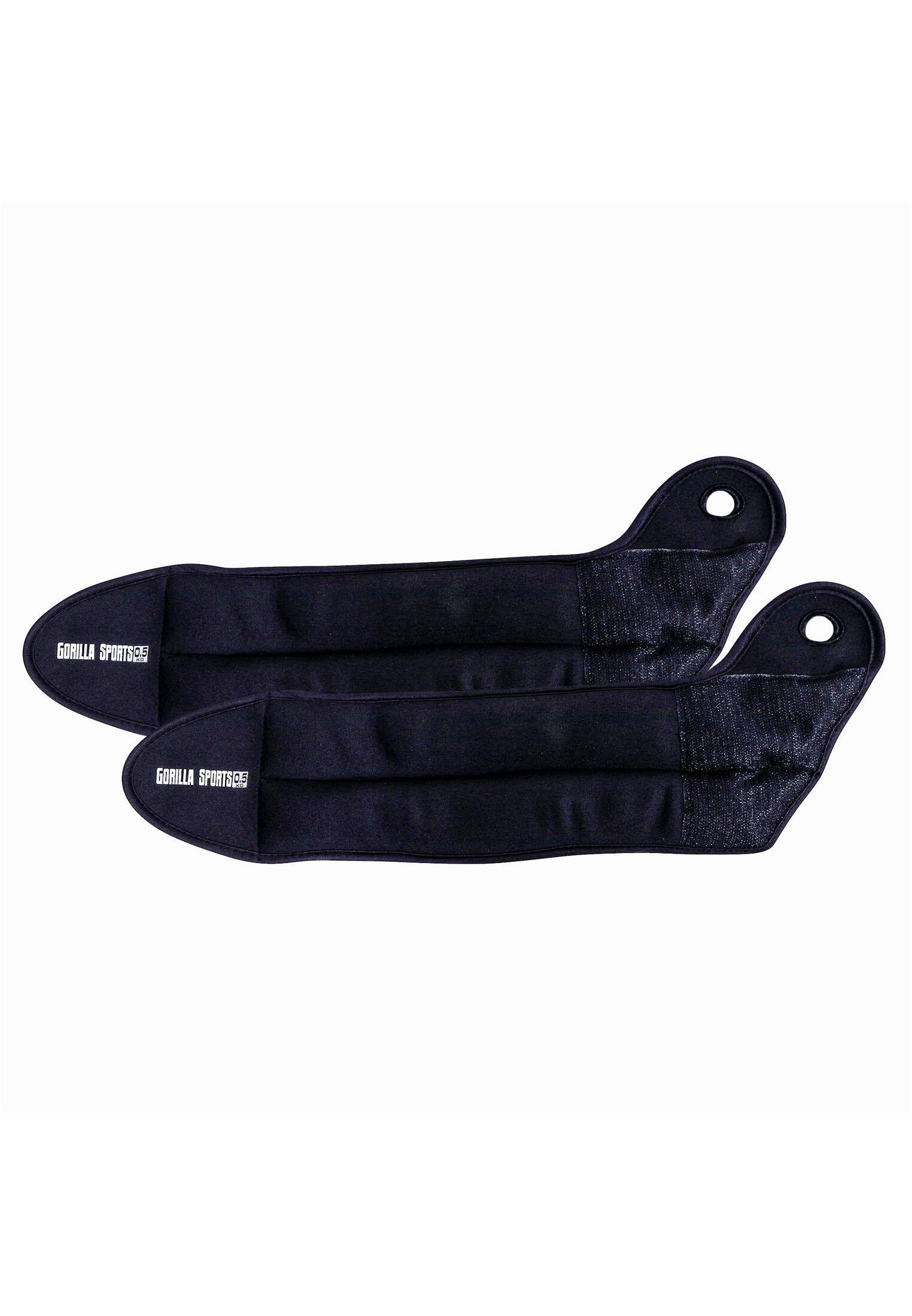 PAIRE DE BANDES LESTÉES NOIR AVEC LOGO | FITNESS | POIDS AU CHOIX DE 1KG À 4KG 5/6