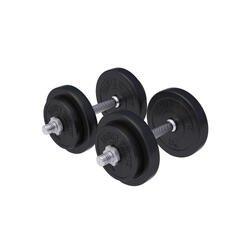 Dumbellset - Halterset - Kunststof - 20 kg