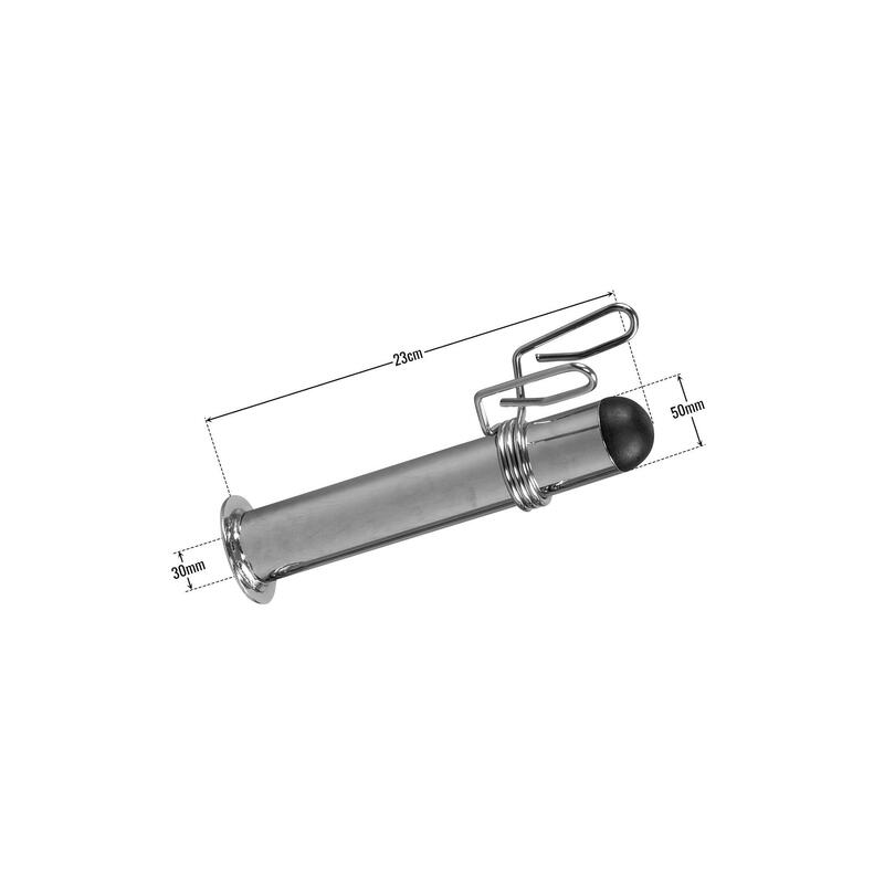 50mm Adapter Olympic für Hantelstangen mit Federverschluss Chrom