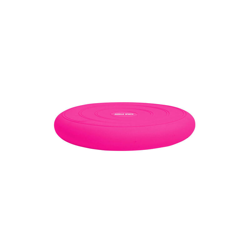Pernă cu aer roz pentru fitness, inclusiv pompă de aer
