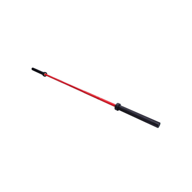 Olympische Halterstang - Halter - 50 mm - Belastbaar tot 680 kg - Rood