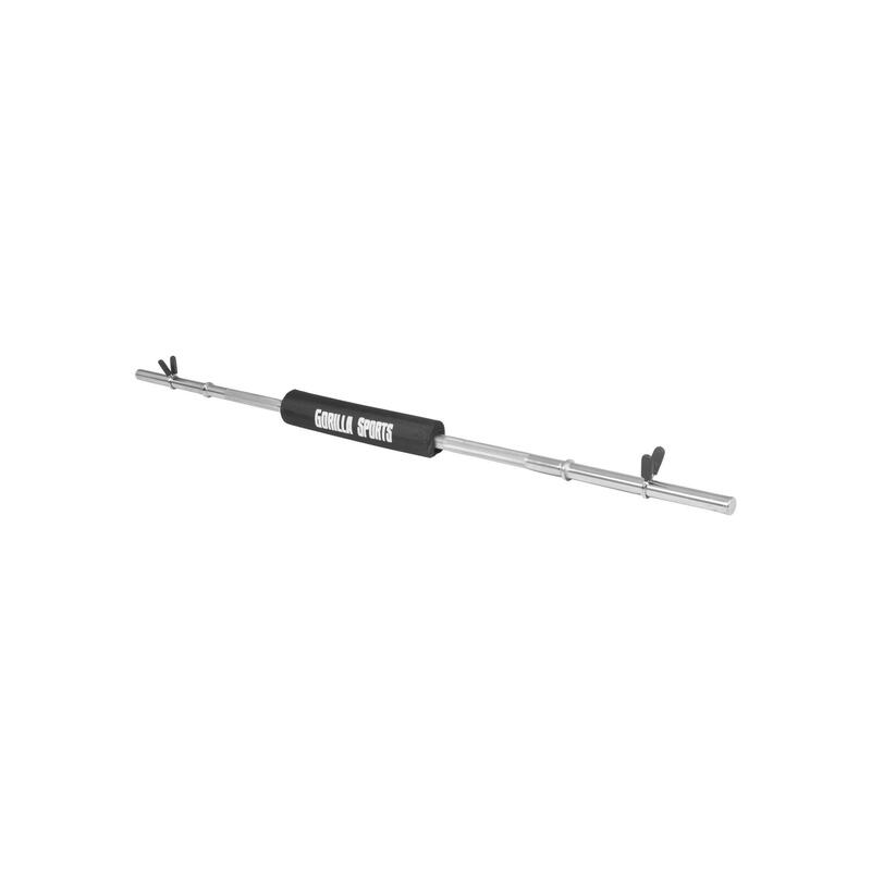 BARRE LONGUE 170 CM | DIAMETRE 30MM | MUSCULATION | 2 STOP DISQUES