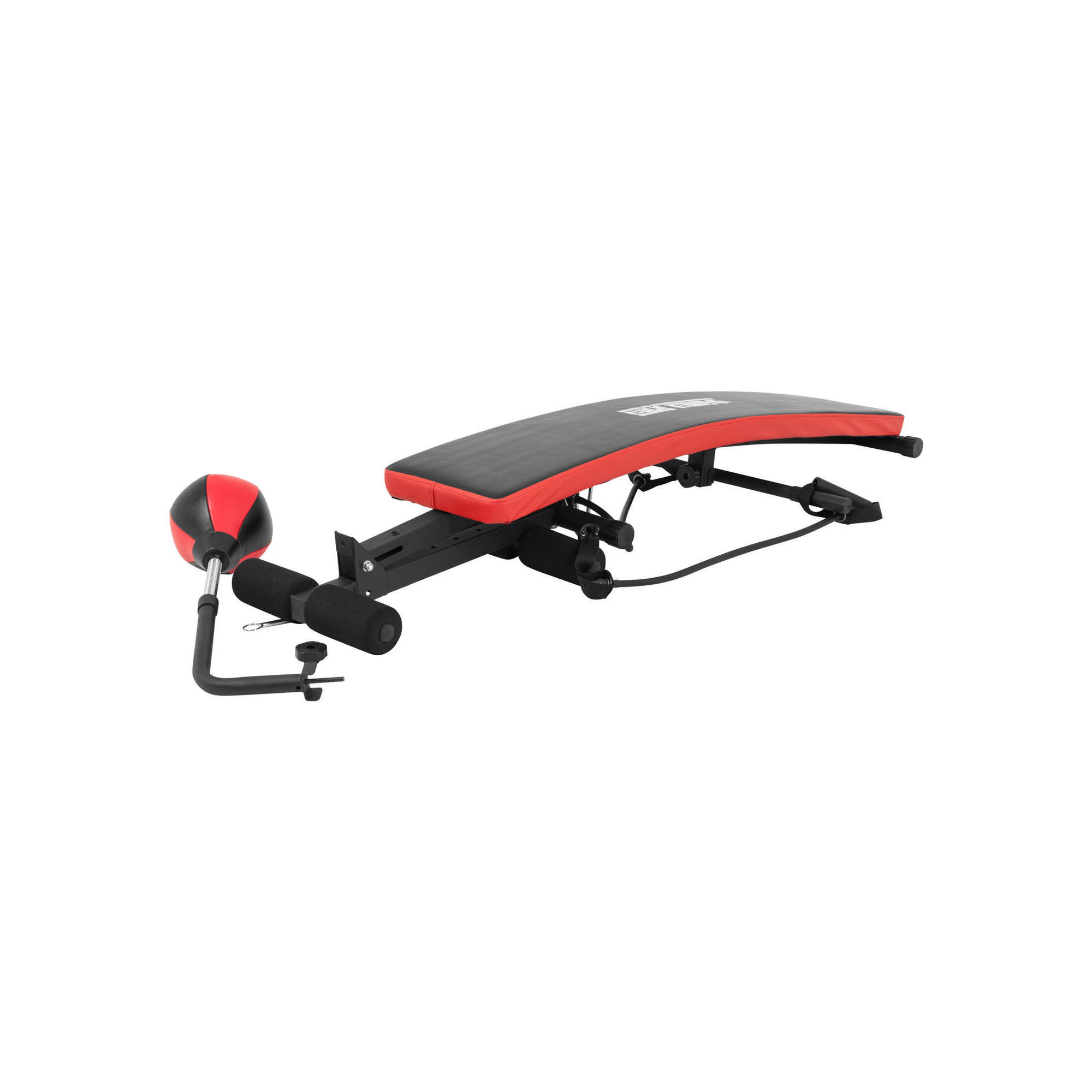 GORILLA SPORTS MULTIFUNCTIONAL ABDOMINAL BENCH WITH PUNCHING BALL | BODYBUILDING