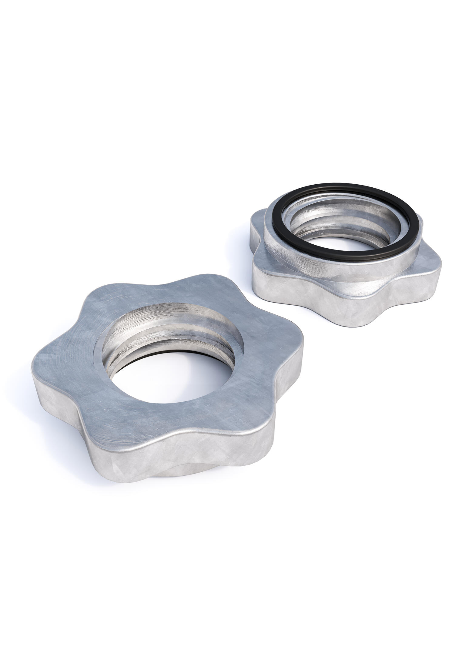 Gorilla Sports Schroefsluitingen - Haltersluiting - 30/31 mm - Set van 2 4/7