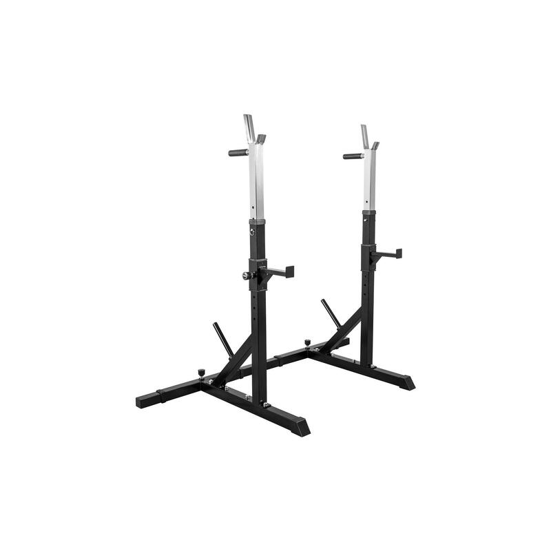 verstelbaar Squat Rack - Haltersteunen - Met Dipsteunen en safety spotters