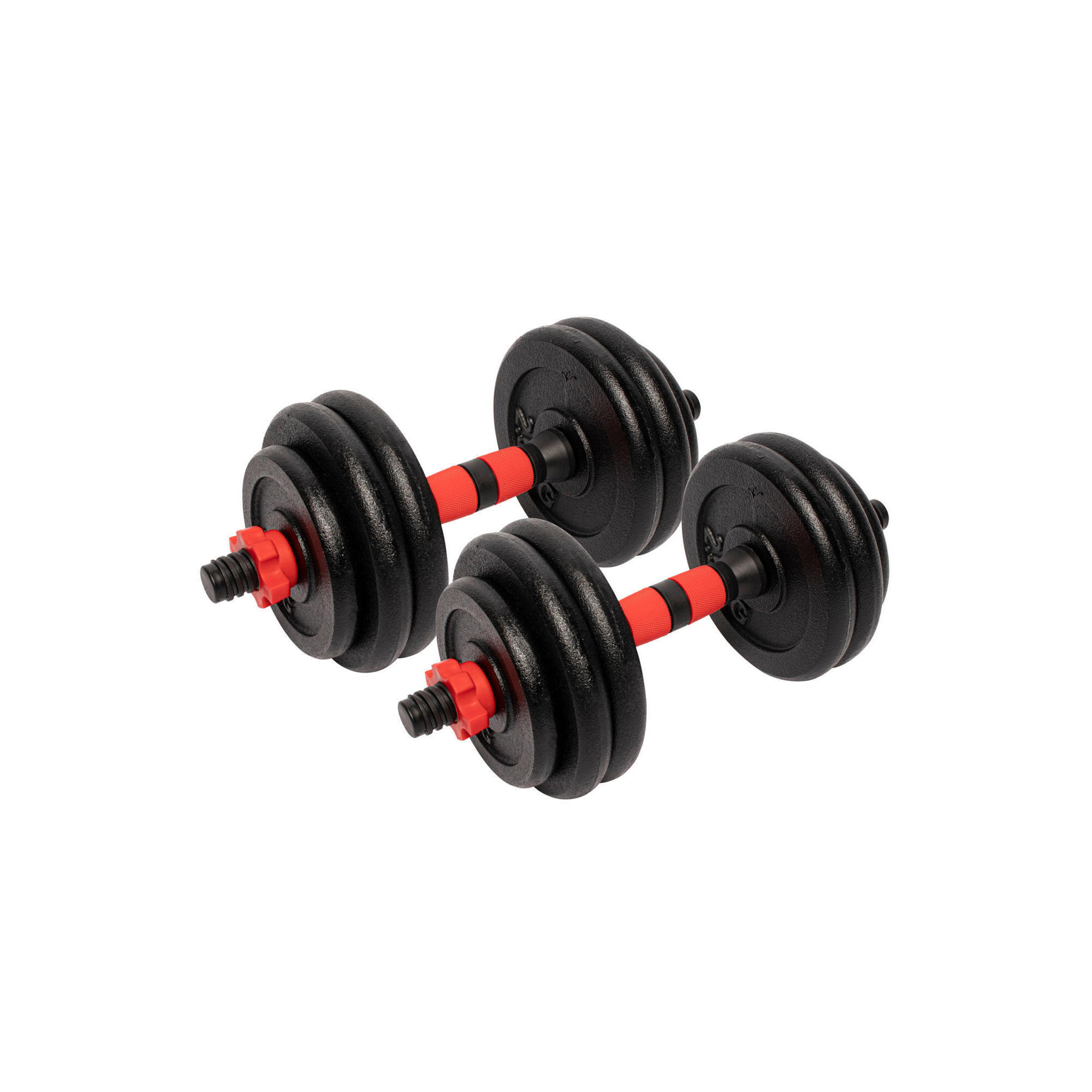 Conjunto de halteres em ferro fundido 25mm