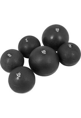 Slam ball set - 60 kg - 6 trainingsballen -slijtvast - zwart