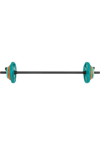 Gryf fitness+obciążenia treningowe Gorilla Sports 20kg