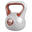 Kettlebell Trendy - Kunststof - 18 kg - Grijs - Rood