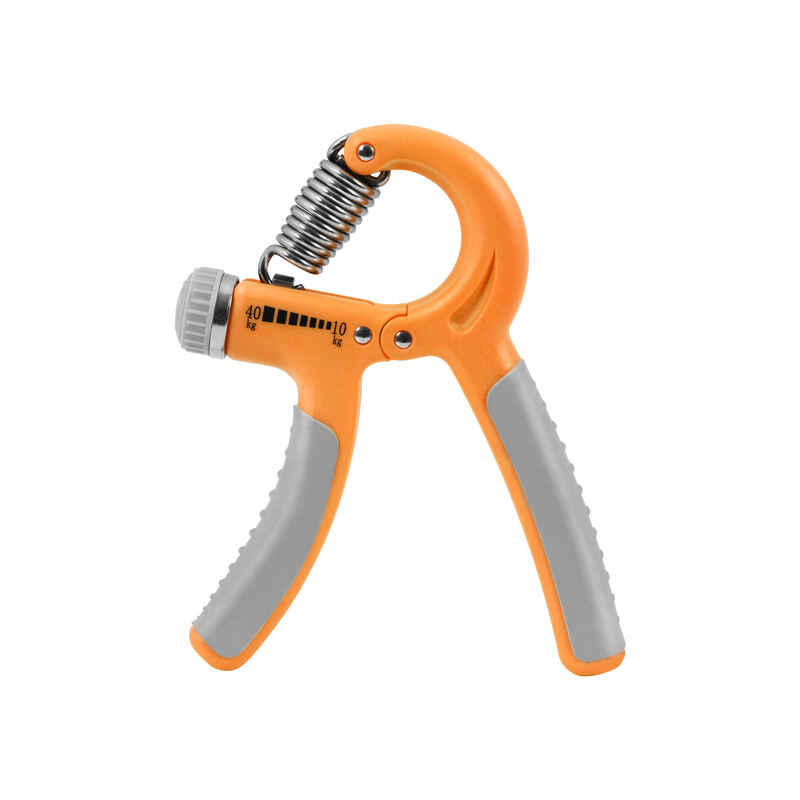 Fingerhantel verstellbar Orange/Grau