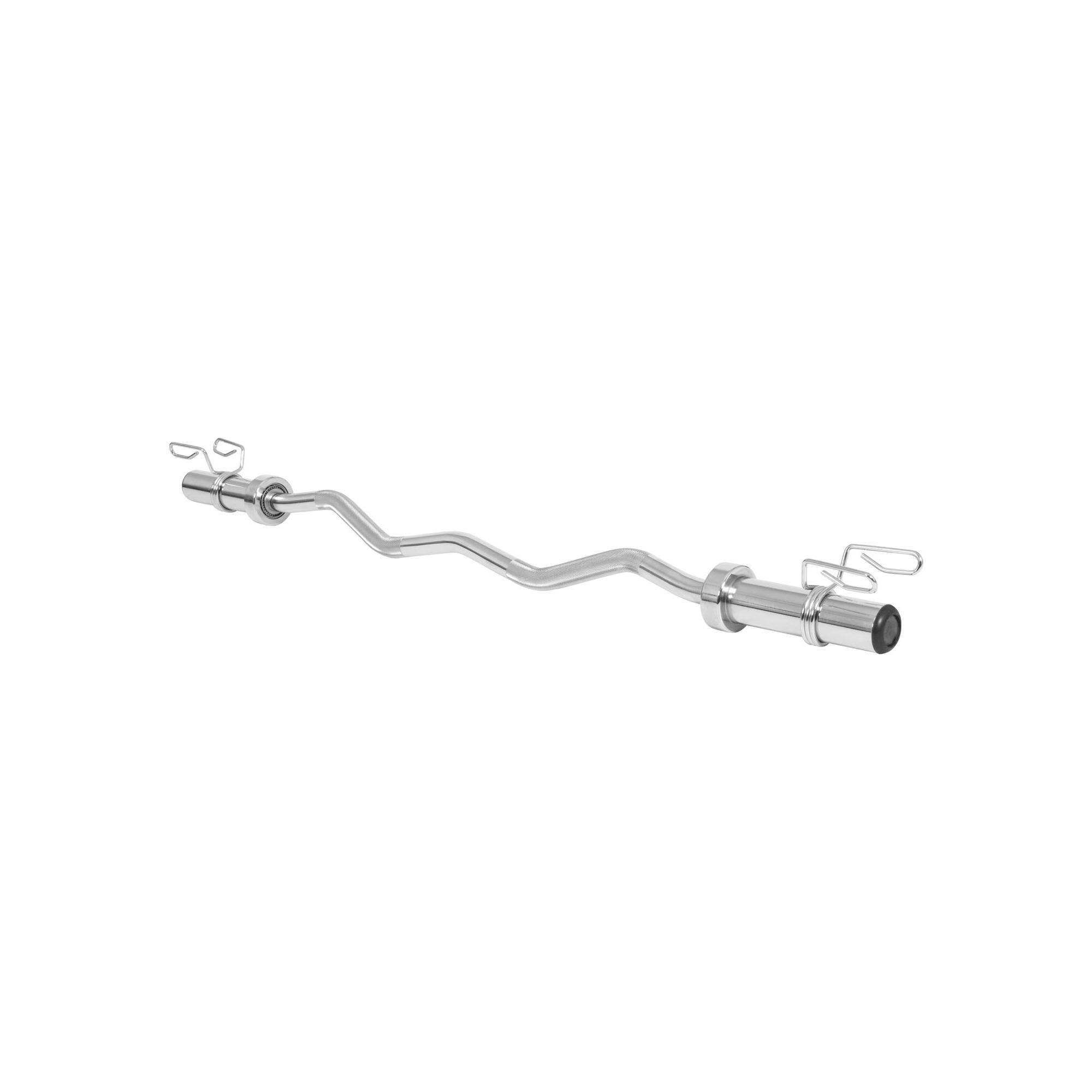 GORILLA SPORTS® Barre Curl Avec Poids - 35kg, Poids à Pinces Réglables - 3