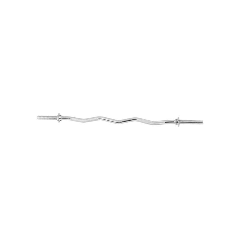 BARRE CURL 120CM | DIAM 30MM | MUSCULATION | ÉTOILES DE SERRAGE