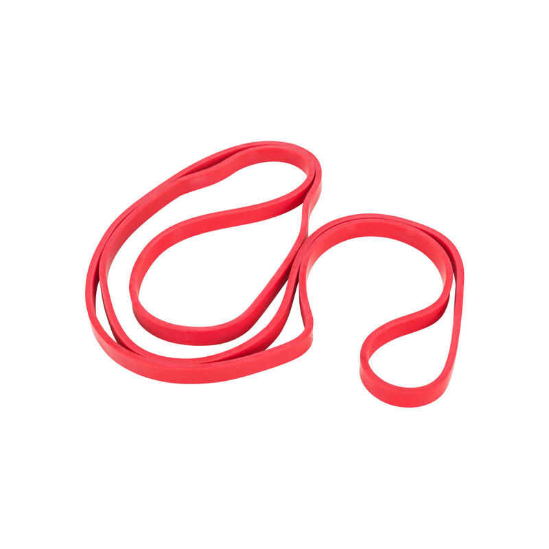 Banda elastica pentru antrenament de fitness 13 mm, Roșu