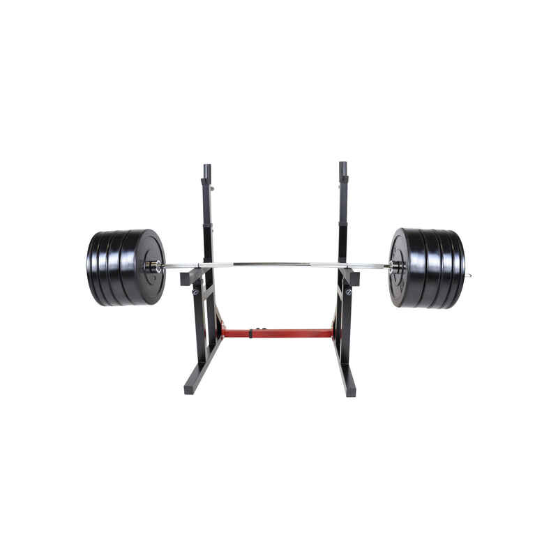 GORILLA SPORTS Squat Rack inkl. Olympia Bumper Plate Langhantelset 170