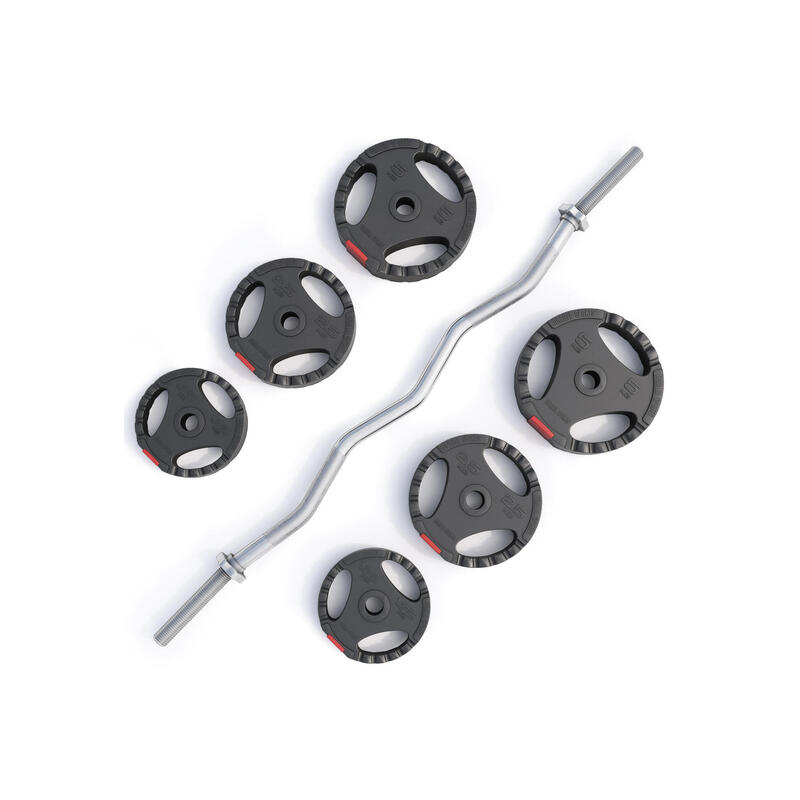 Set bară SZ și discuri cu grip 25 kg