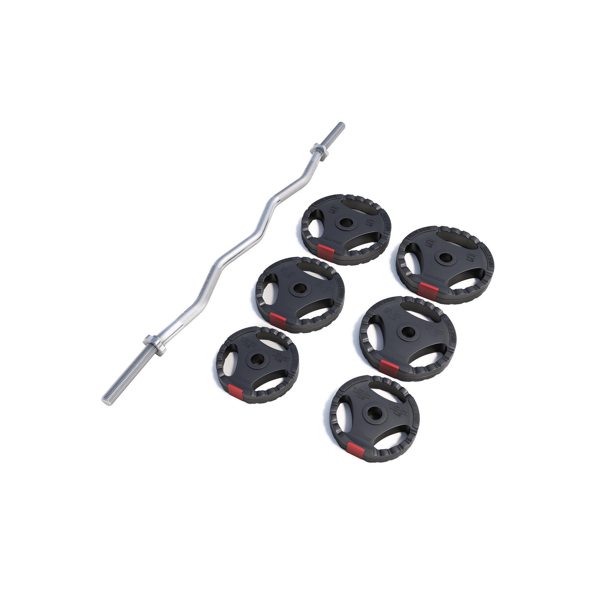 GORILLA SPORTS Gorilla Sports Nakládací činkový set, 25 kg