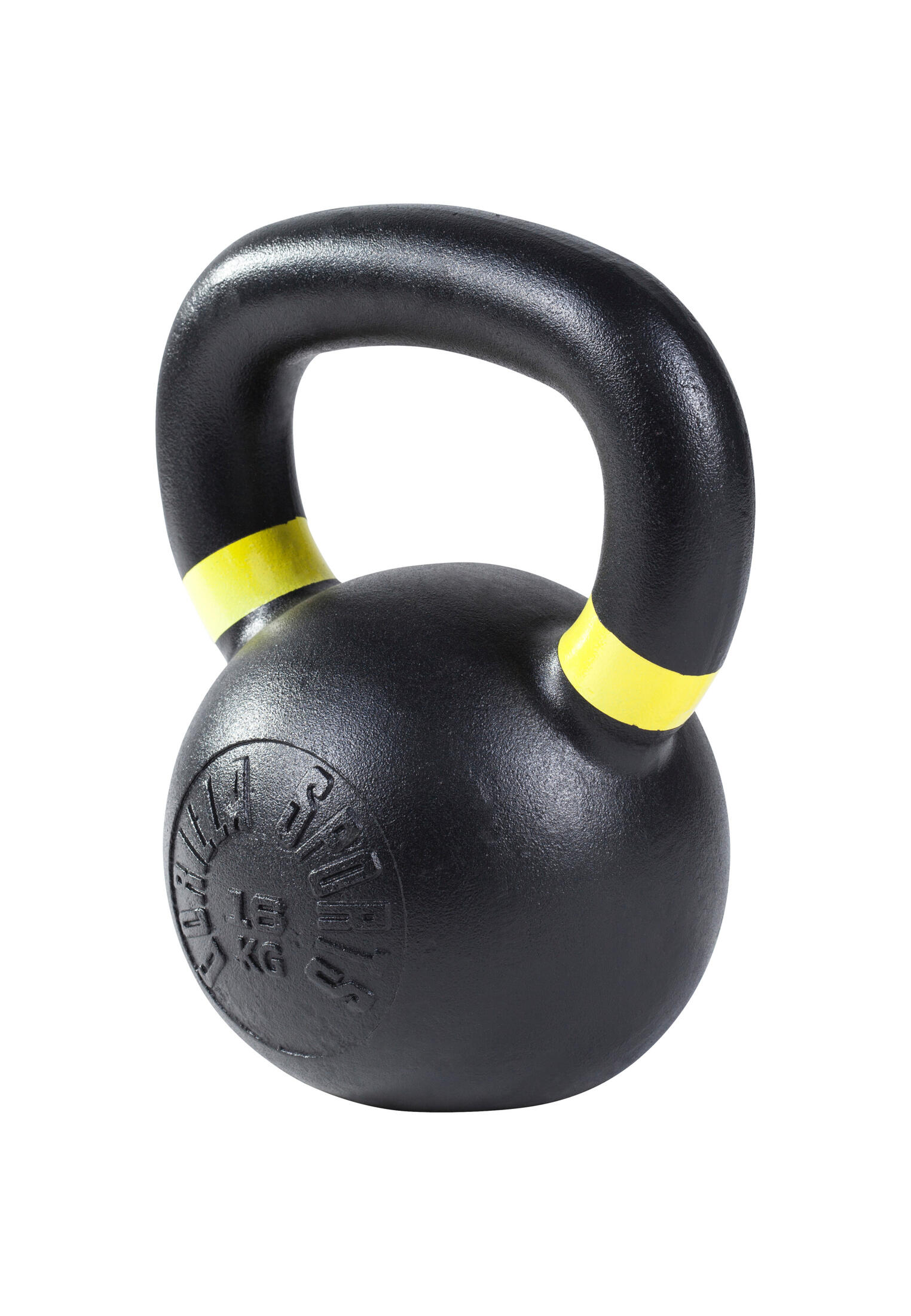 Kettlebell - 16 kg - Gietijzer - Olympisch - Zwart 2/5