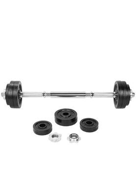 Halterset verstelbaar 22 kg chroom