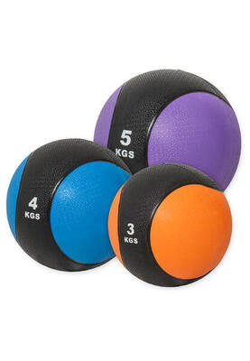 Medicijn bal set 12 kg - 3. 4 en 5 kg - medicin ball - functional training