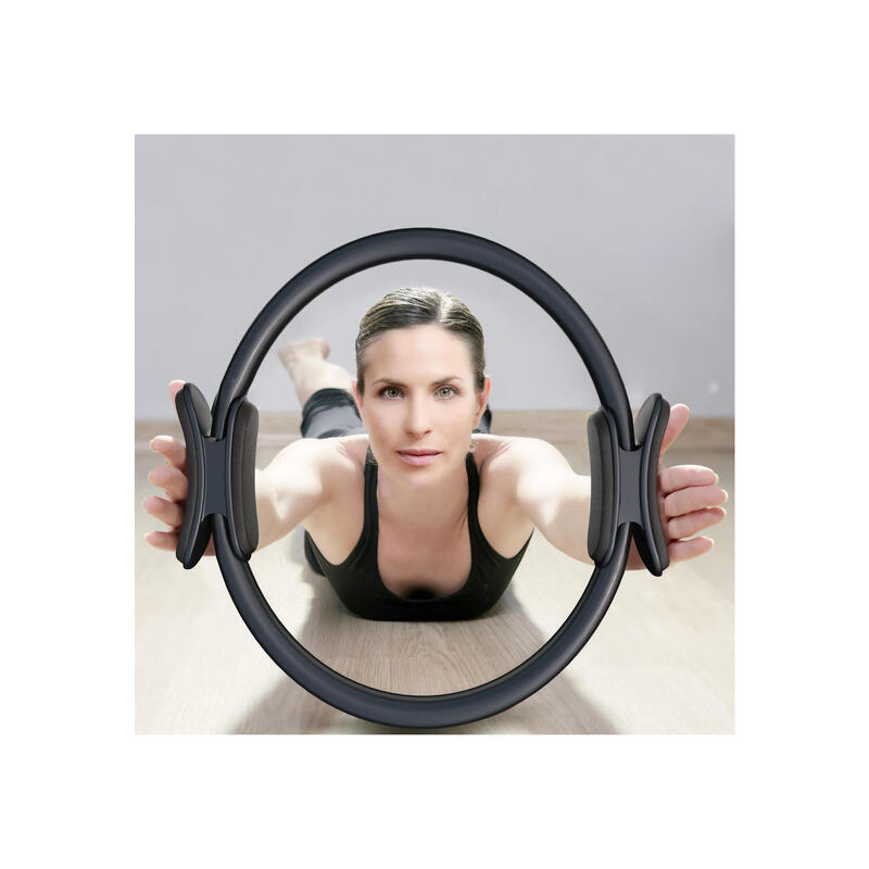 Pilates Ring - Zwart - Yoga ring - Fitness Ring - Pilates Circle - 36 cm