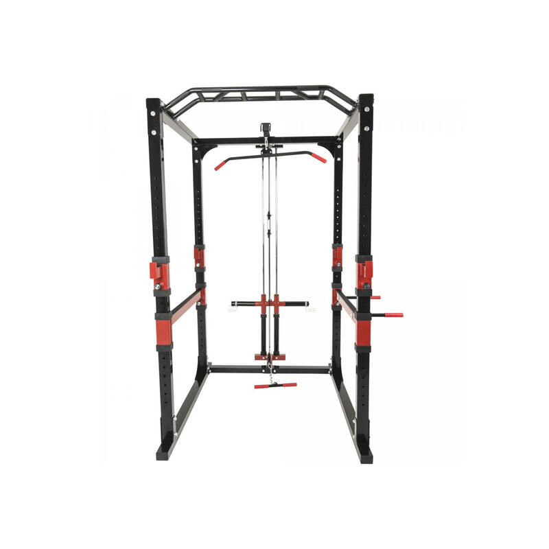 GORILLA SPORTS ENSEMBLE STATION DE TRACTION, CAGE A SQUAT, POULIES | MUSCULATION