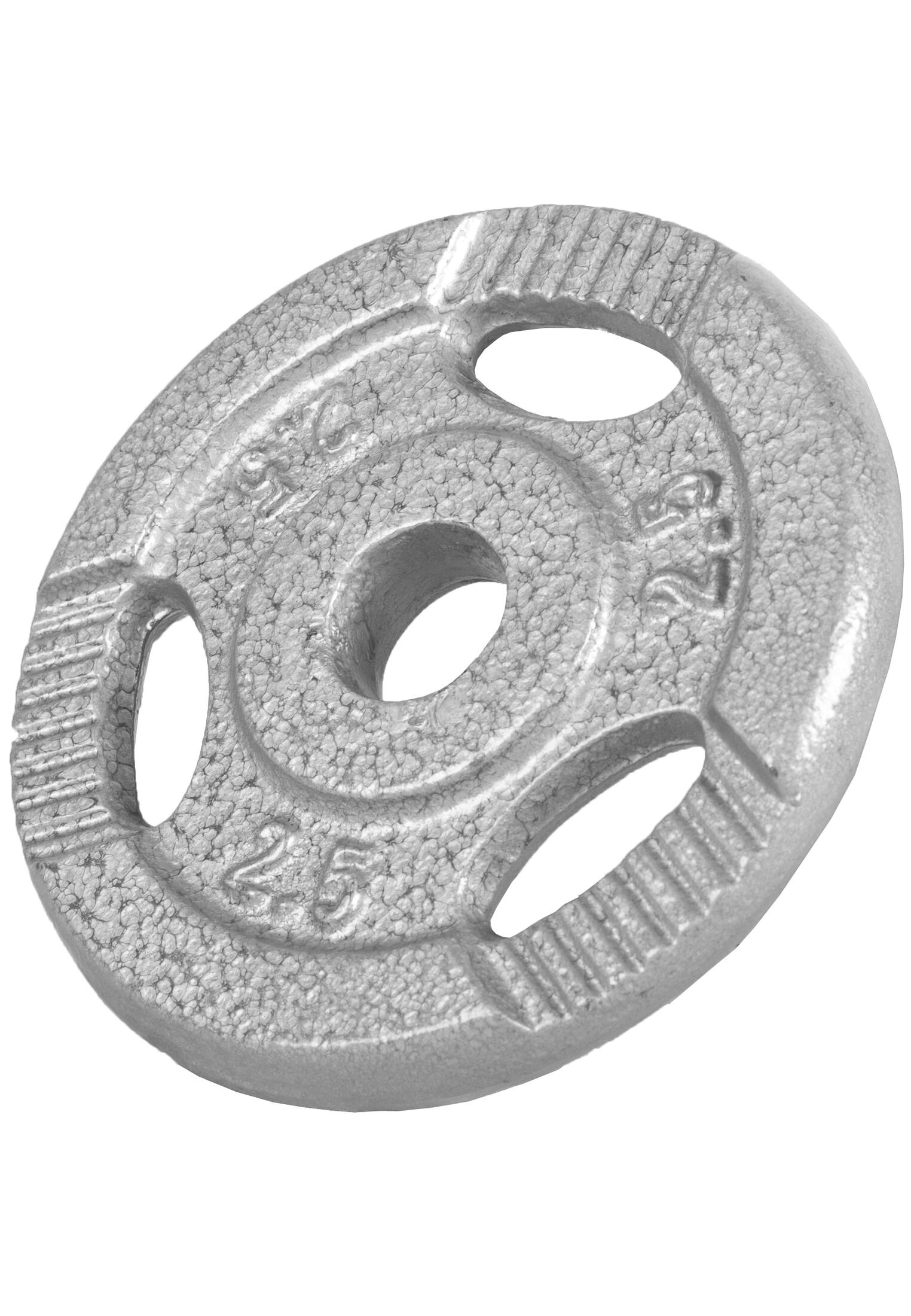 SET D'HALTERES AVEC DISQUES GRIP, BARRE CURL ET BARRES COURTES | TOTAL 68 KG | M 5/7