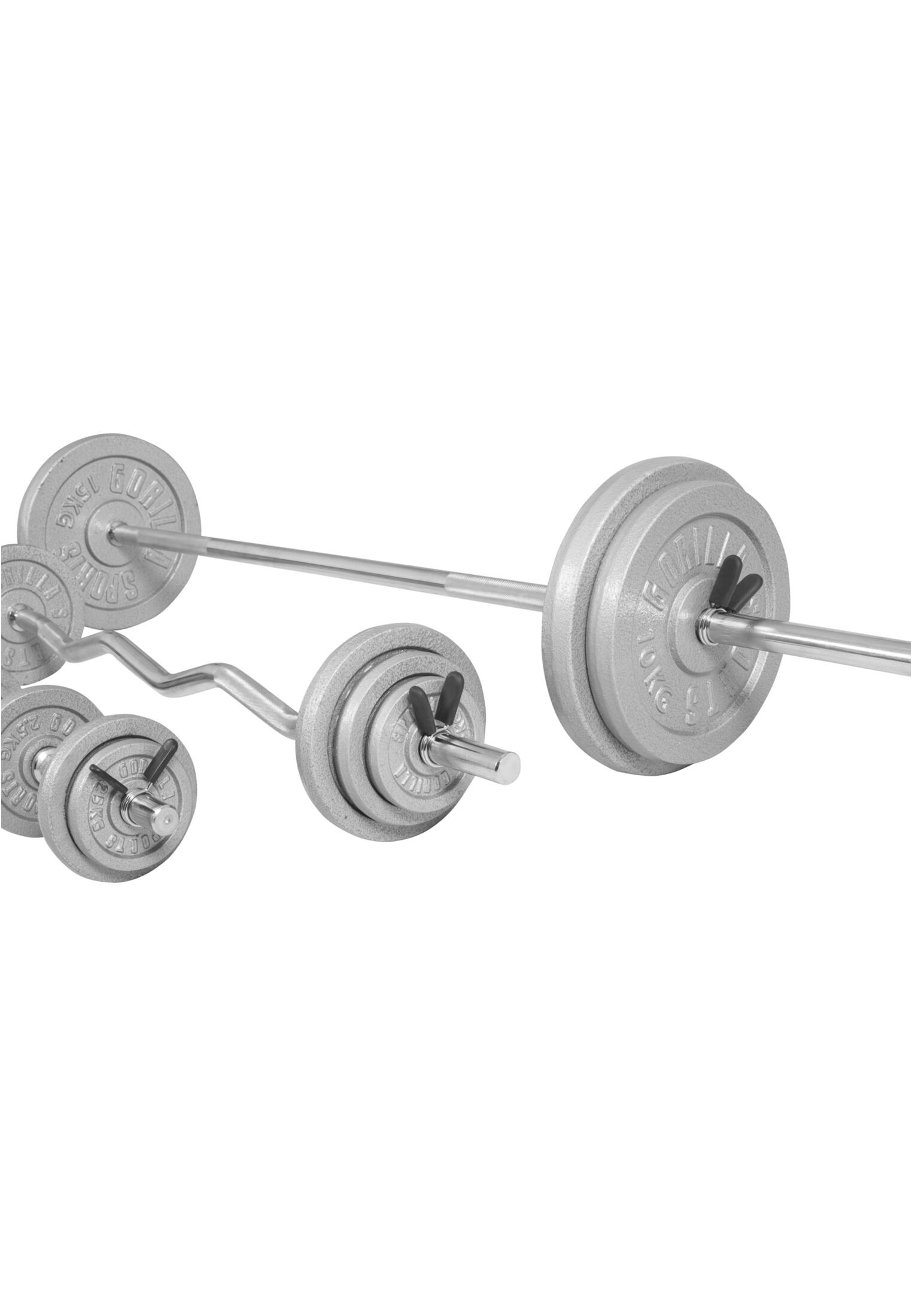 Set d'haltères en fonte 108 kg avec stop disques à ressort 5/7