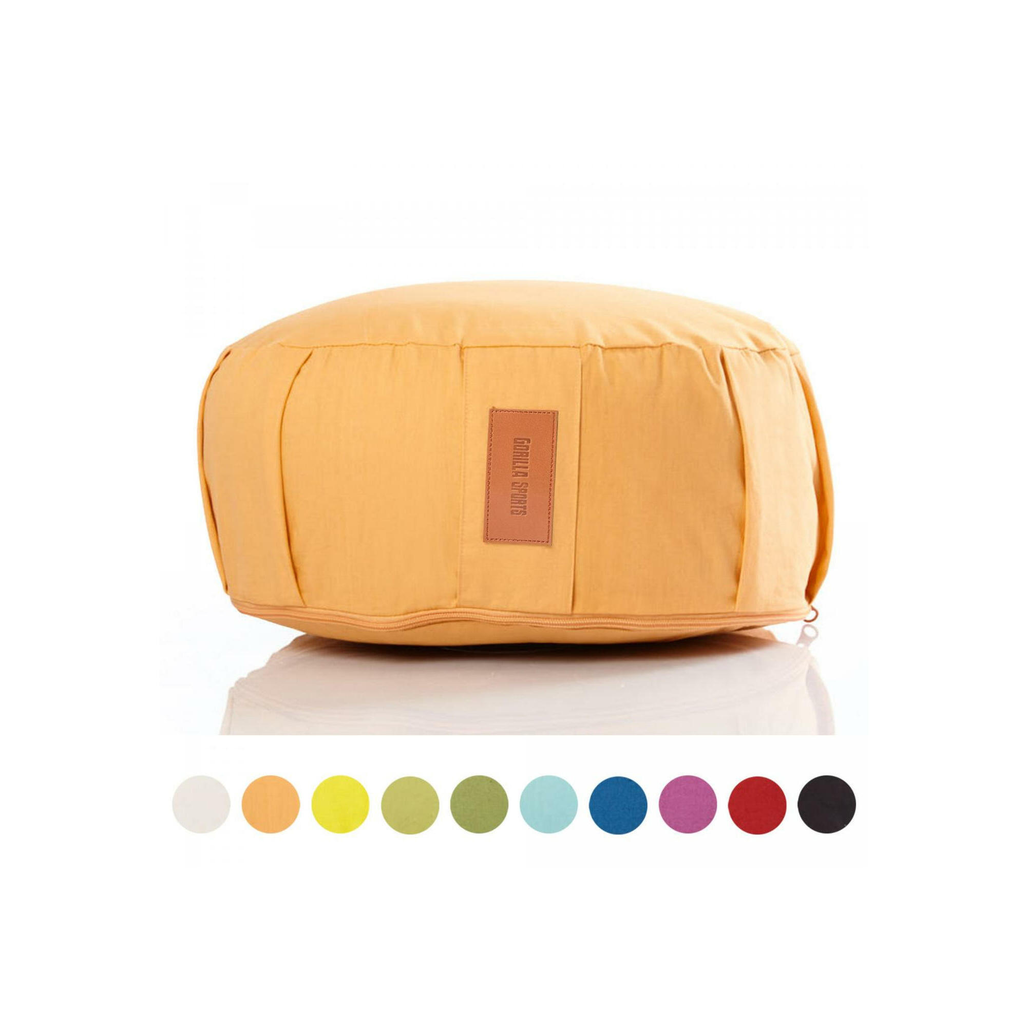 Gorilla Sports - Coussin De Méditation | Zafu | Accessoires De Yoga - Zafu - Jaune|orange|rouge - Taille Unique - Decathlon