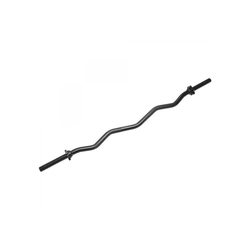 Barre Curl SZ noire de 120 cm, avec vis de serrage étoilées - Ø 30mm