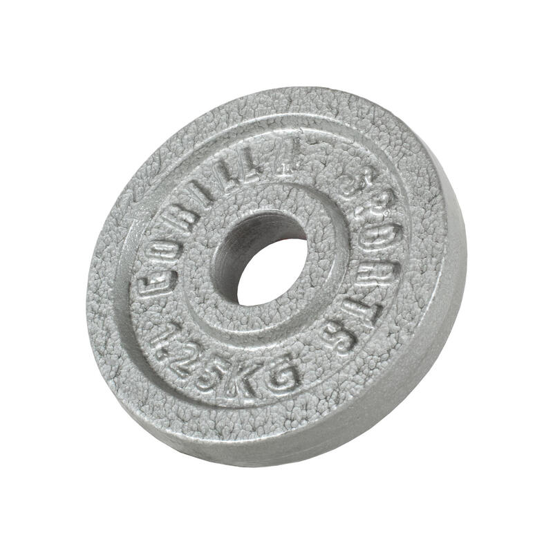 DISQUE DE MUSCULATION FONTE GRIS | DIAM 31MM | AU CHOIX DE 1,25KG À 30KG