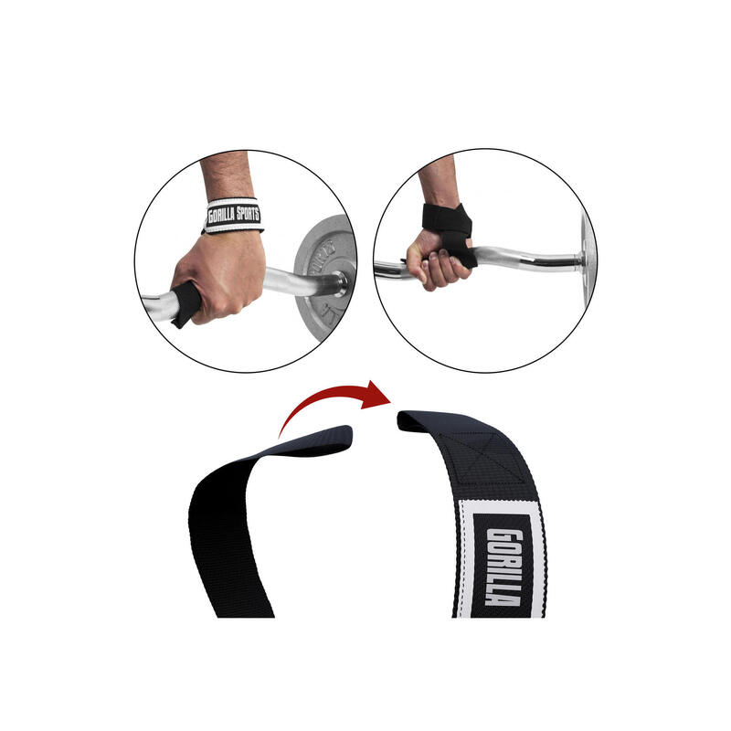 Lifting Straps - Wrist Wraps - Katoen - Grip en ondersteuning