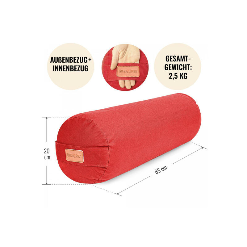 GORILLA SPORTS Yoga Bolster