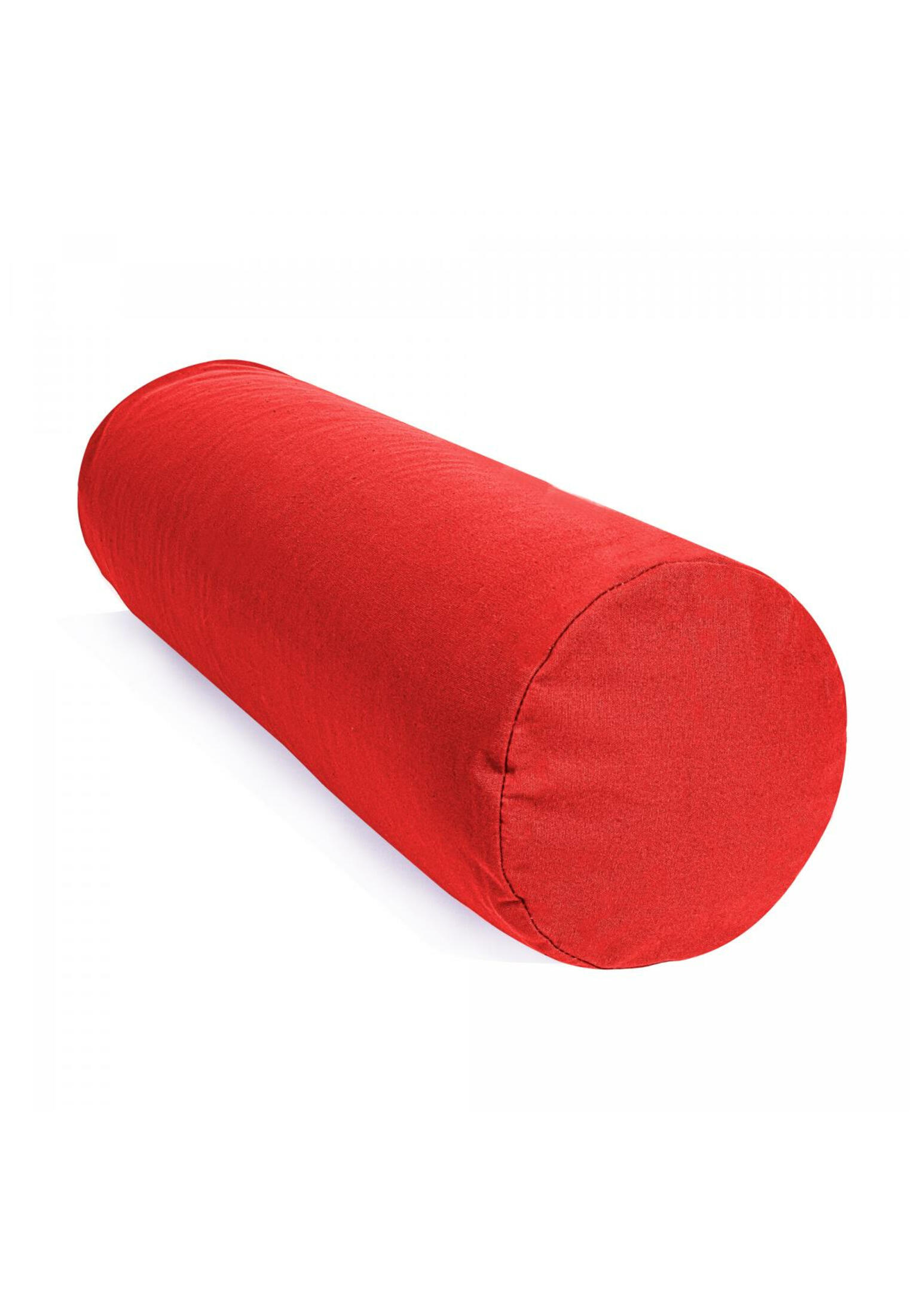 Yoga Bolster - Rood - 65 x 20 cm - Yoga kussen - Rond 2/7