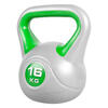 Kettlebell Gorilla Sports  Verde/Gris Vinilo