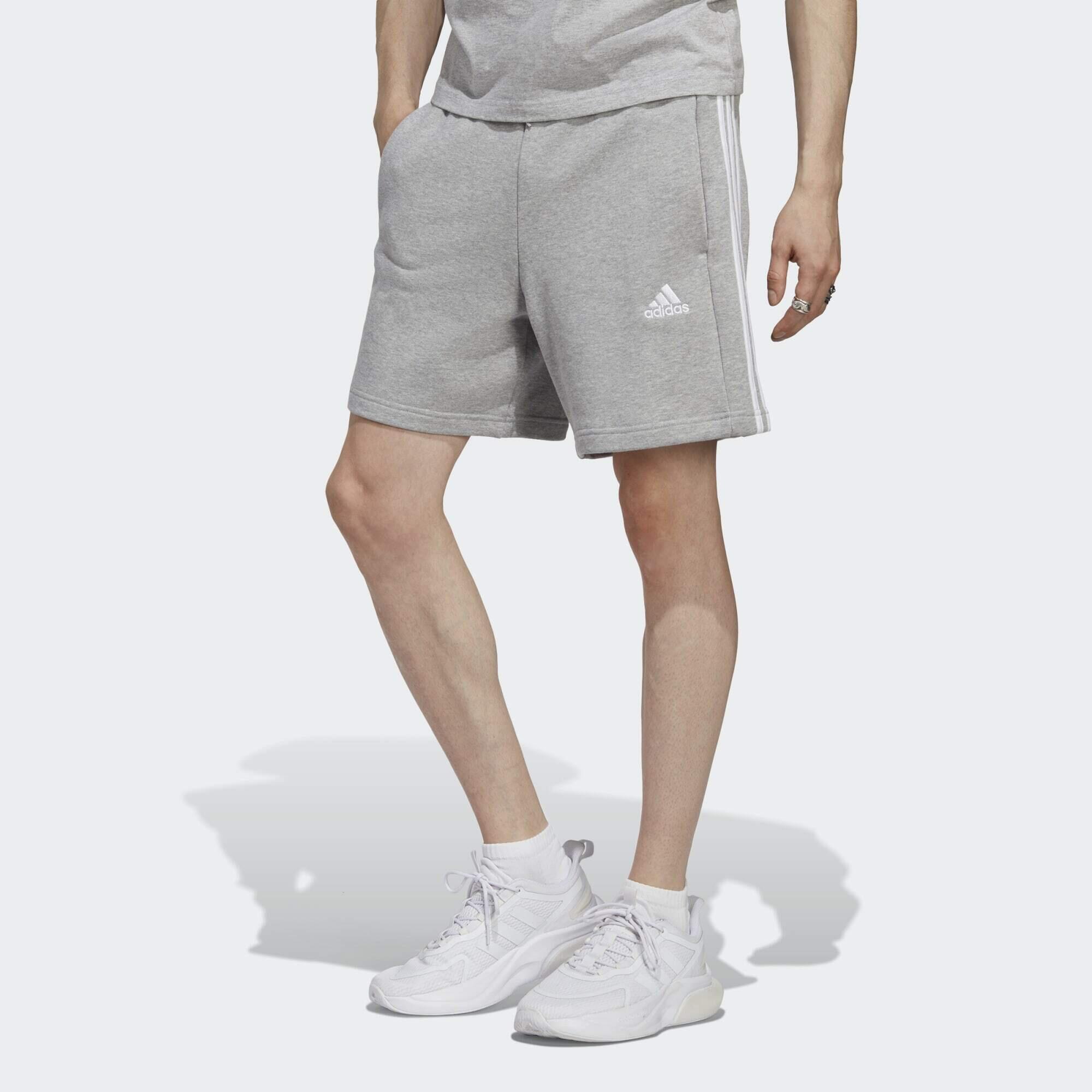 Calções em Moletão 3-Stripes Essentials