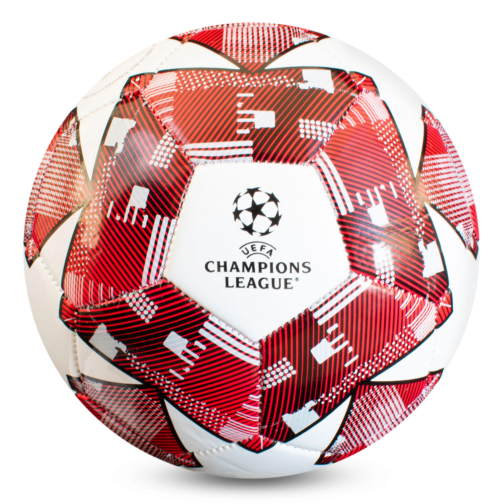 HY-PRO UCL Size 5 Star Ball - White/Red
