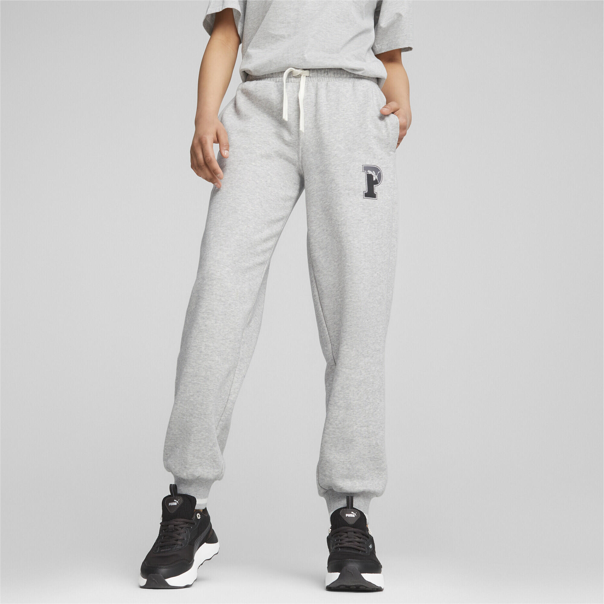 Pantalon de survêtement PUMA SQUAD Femme PUMA Light Gray Heather 2/6