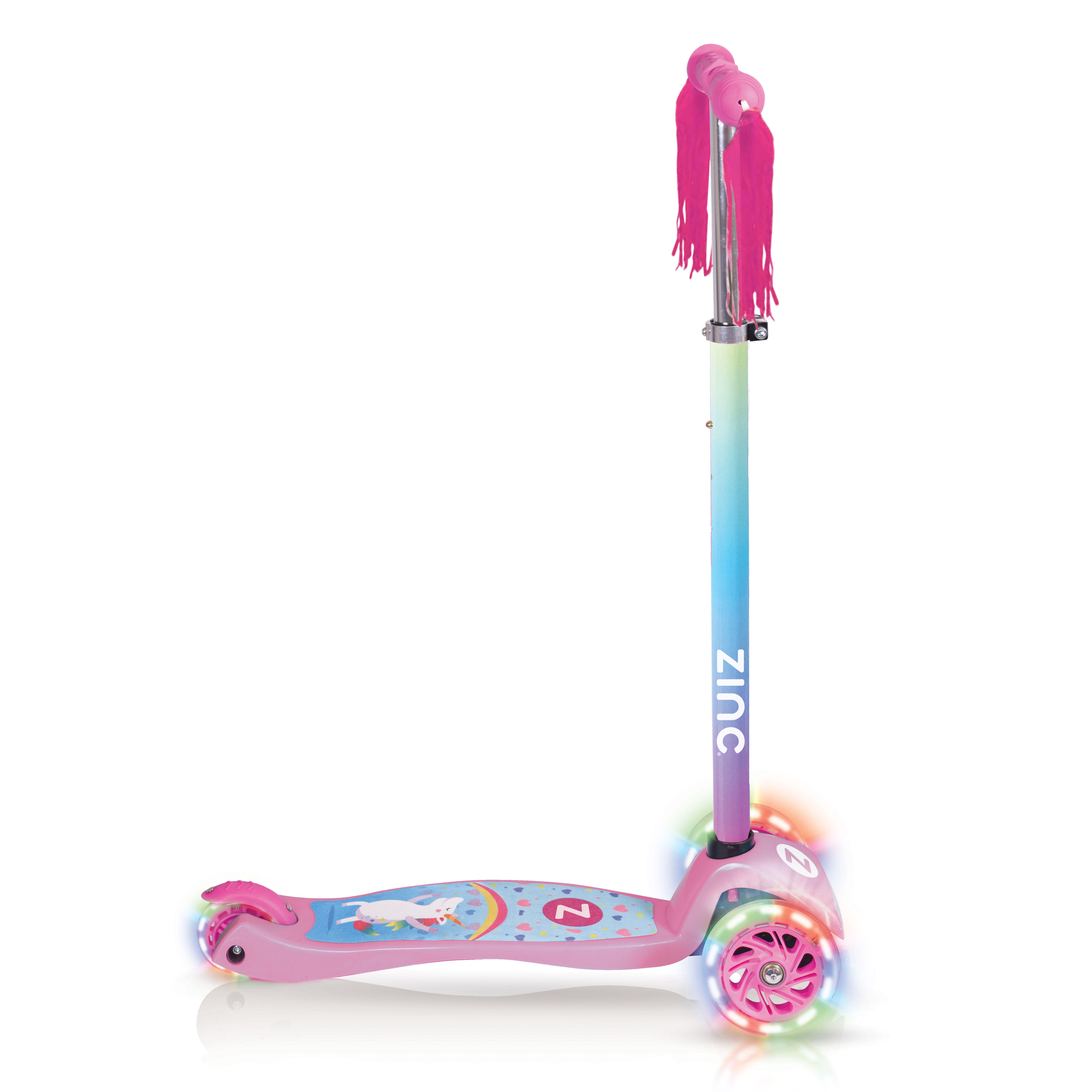 Zinc Explorer Non Folding Three Wheeled Scooter - Unicorn | Decathlon
