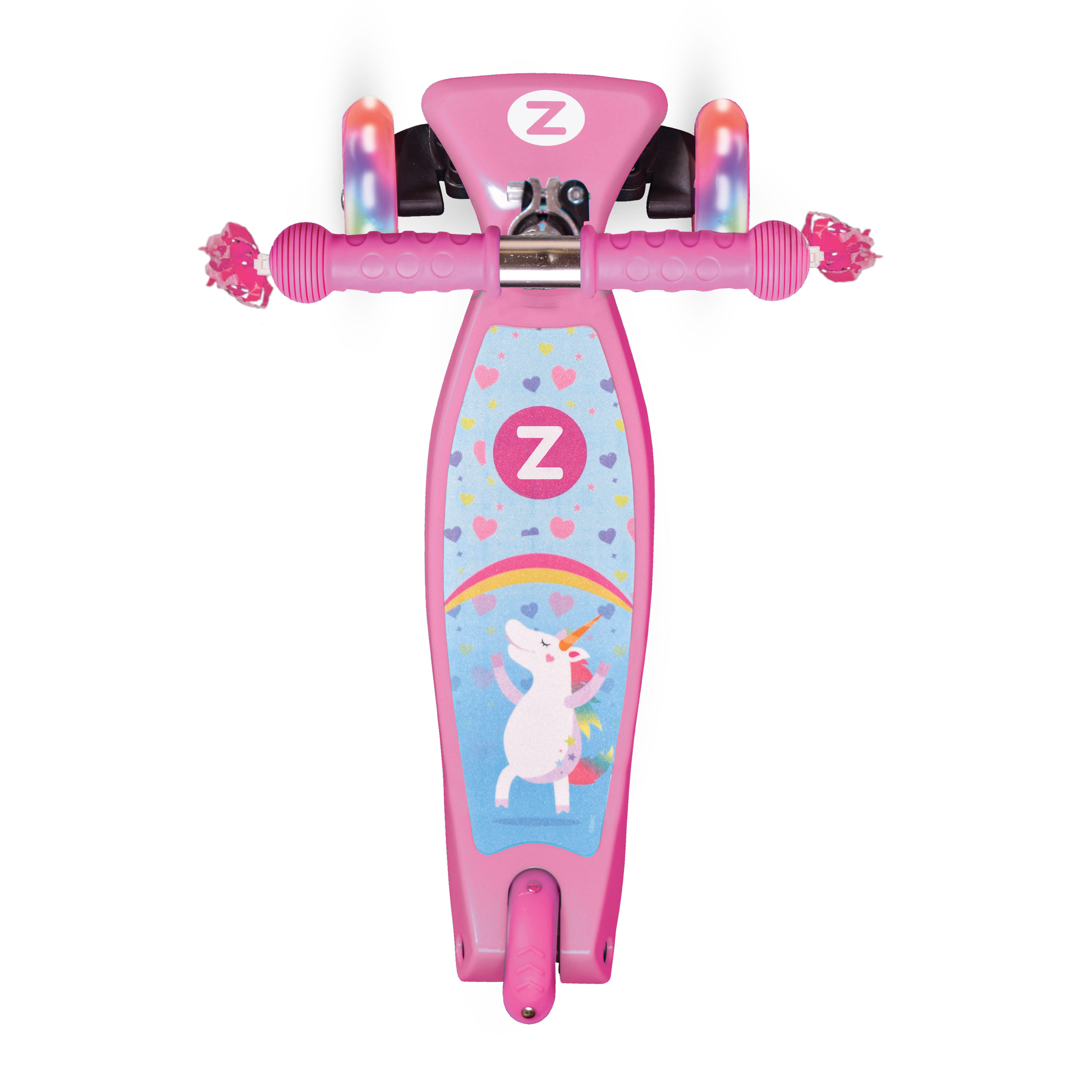 Unicorn Zinc Explorer Non Folding Three Wheeled Scooter - Unicorn | Decathlon
