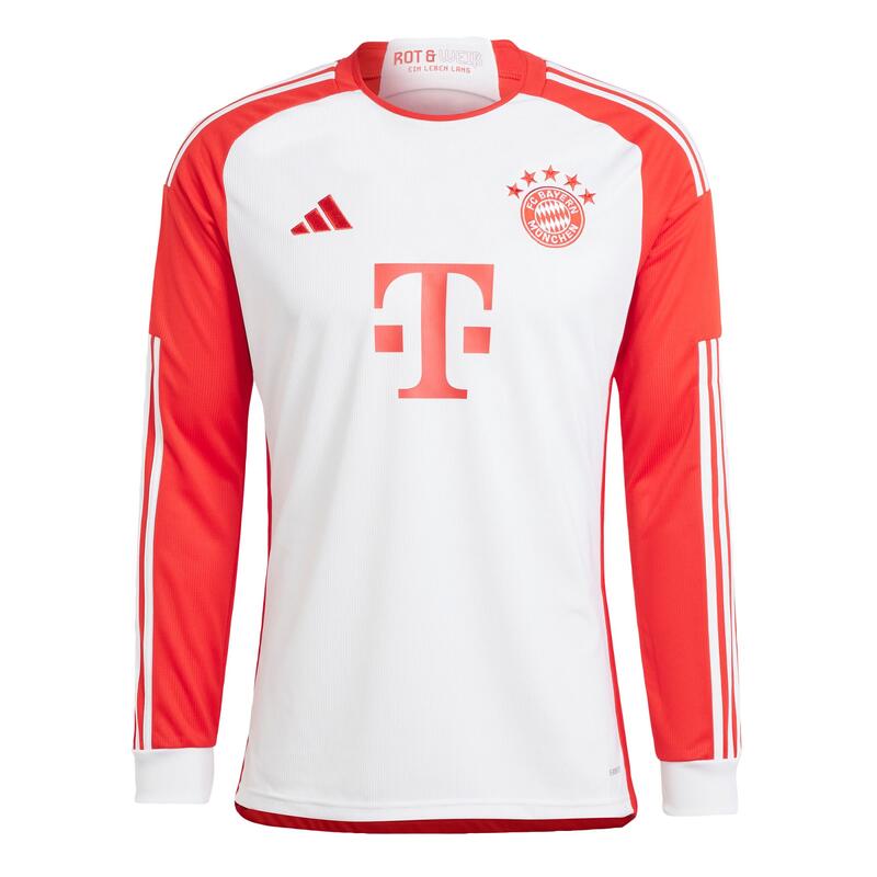Camisola Principal de Manga Comprida 23/24 do FC Bayern München – Criança