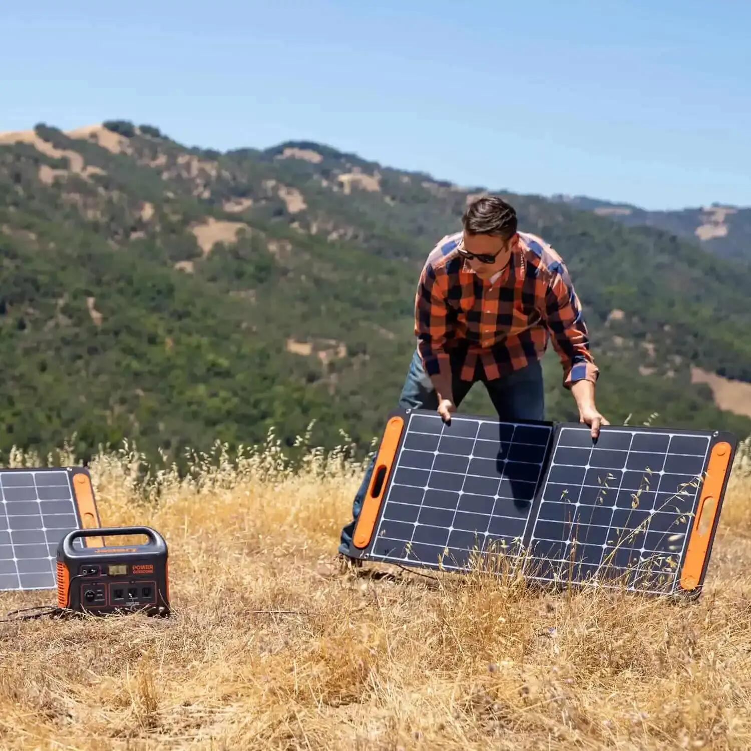 Painel solar Jackery Saga 100W 5/6