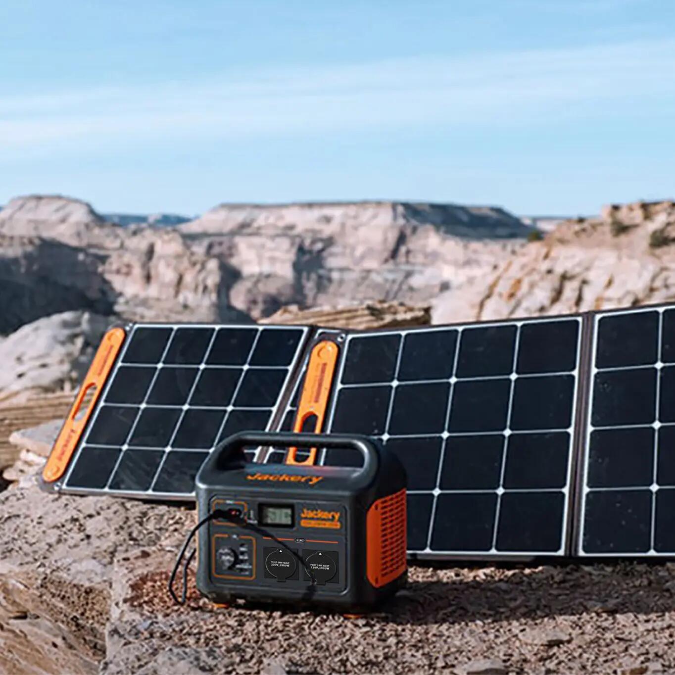 Painel solar Jackery Saga 100W 4/6