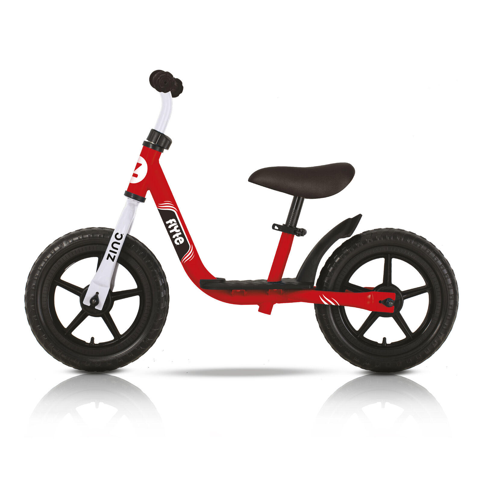 Zinc Flyte 12 Inch Dash Balance Bike - Red/Black 2/5