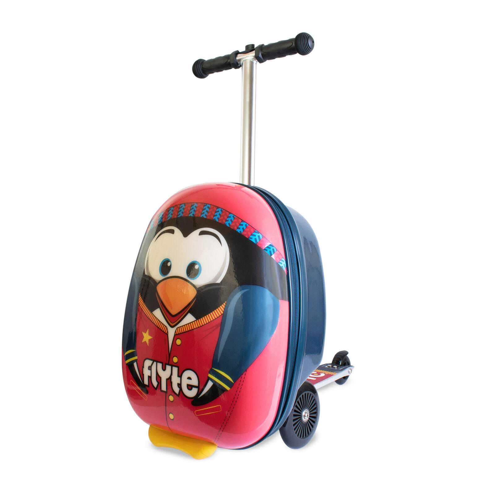 Flyte Midi 18 Inch Perry the Penguin Scooter Suitcase 1/8