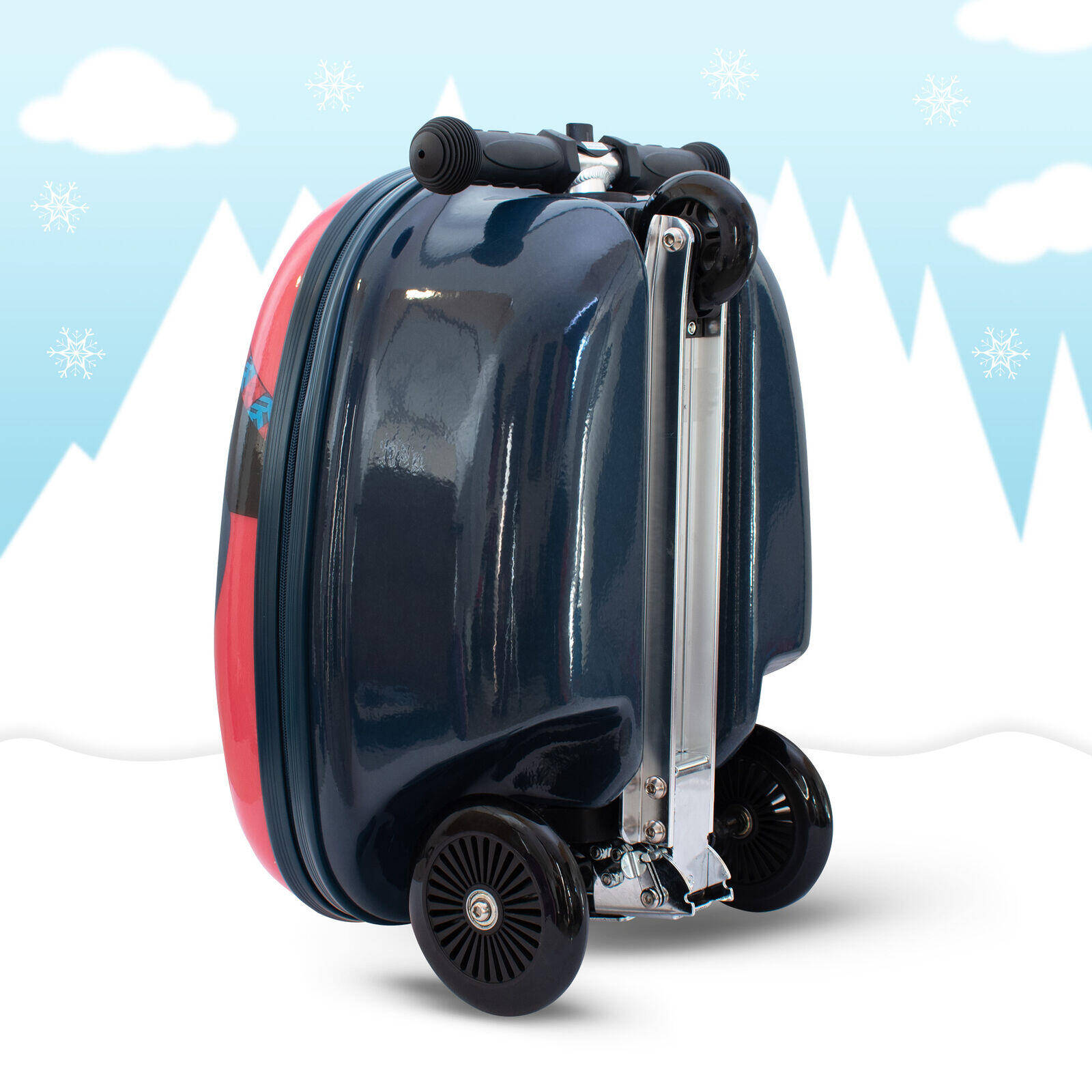 Flyte Midi 18 Inch Perry the Penguin Scooter Suitcase 3/8