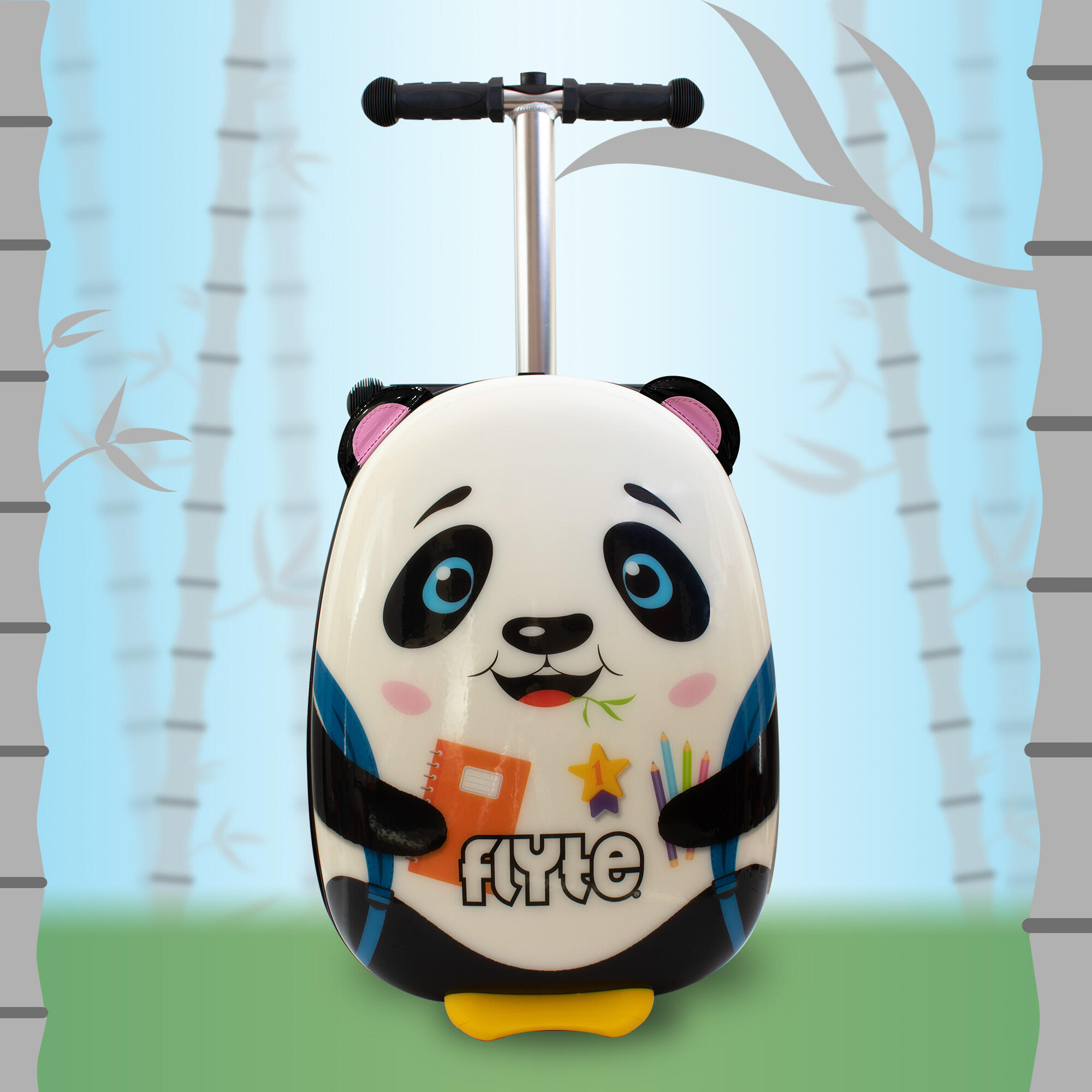 Flyte Midi 18 Inch Penni the Panda Scooter Suitcase 3/6