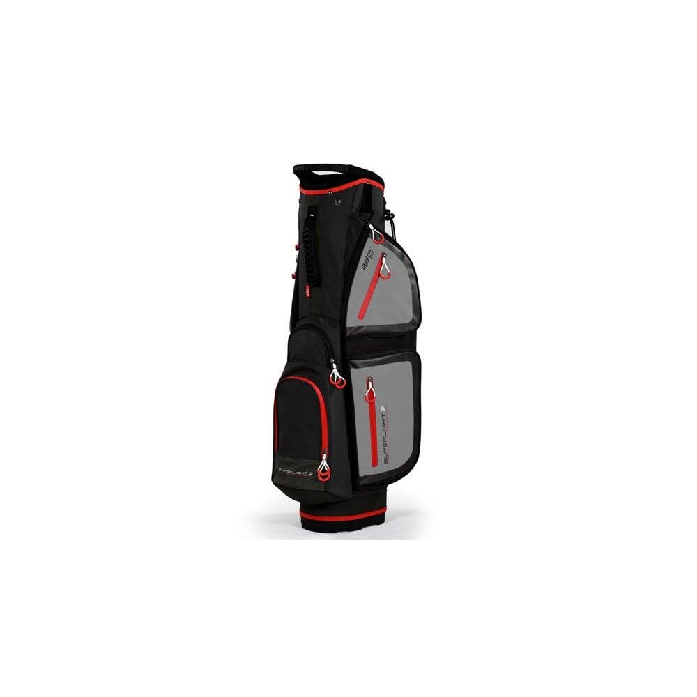 Masters Superlight 7 Cart Golf Bag - Black/Red 1/2