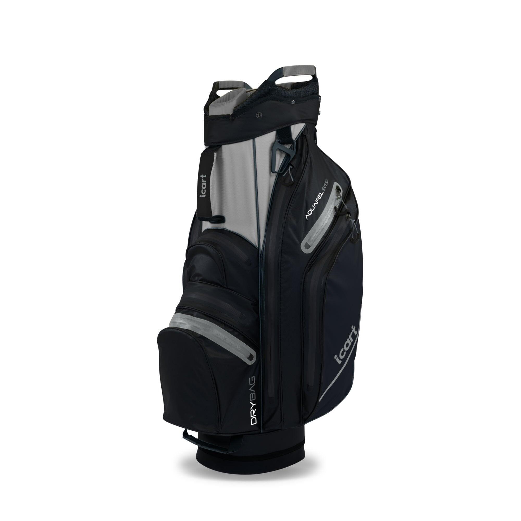 MASTERS GOLF iCart Aquapel 9/50 Cart Bag Black/Grey