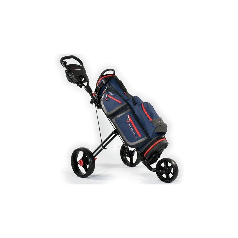 Masters Superlight 7 Cart Golf Bag - Navy/Red 2/5