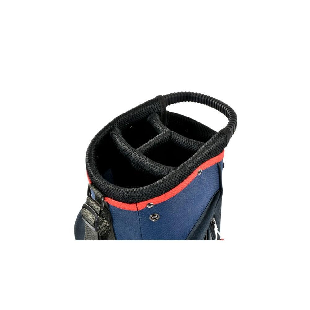 Masters Superlight 7 Cart Golf Bag - Navy/Red 3/5